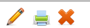 Action Icons for the Job List