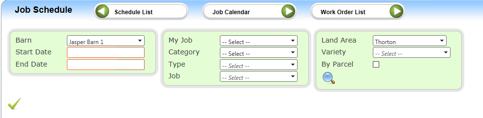 Job Schedule New