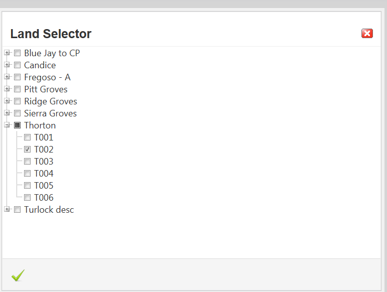 WW Trans Land Selector